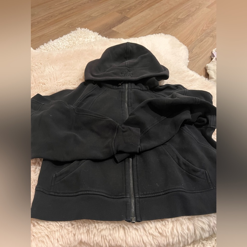 Lululemon scuba full zip oversized hoodie black XS/S